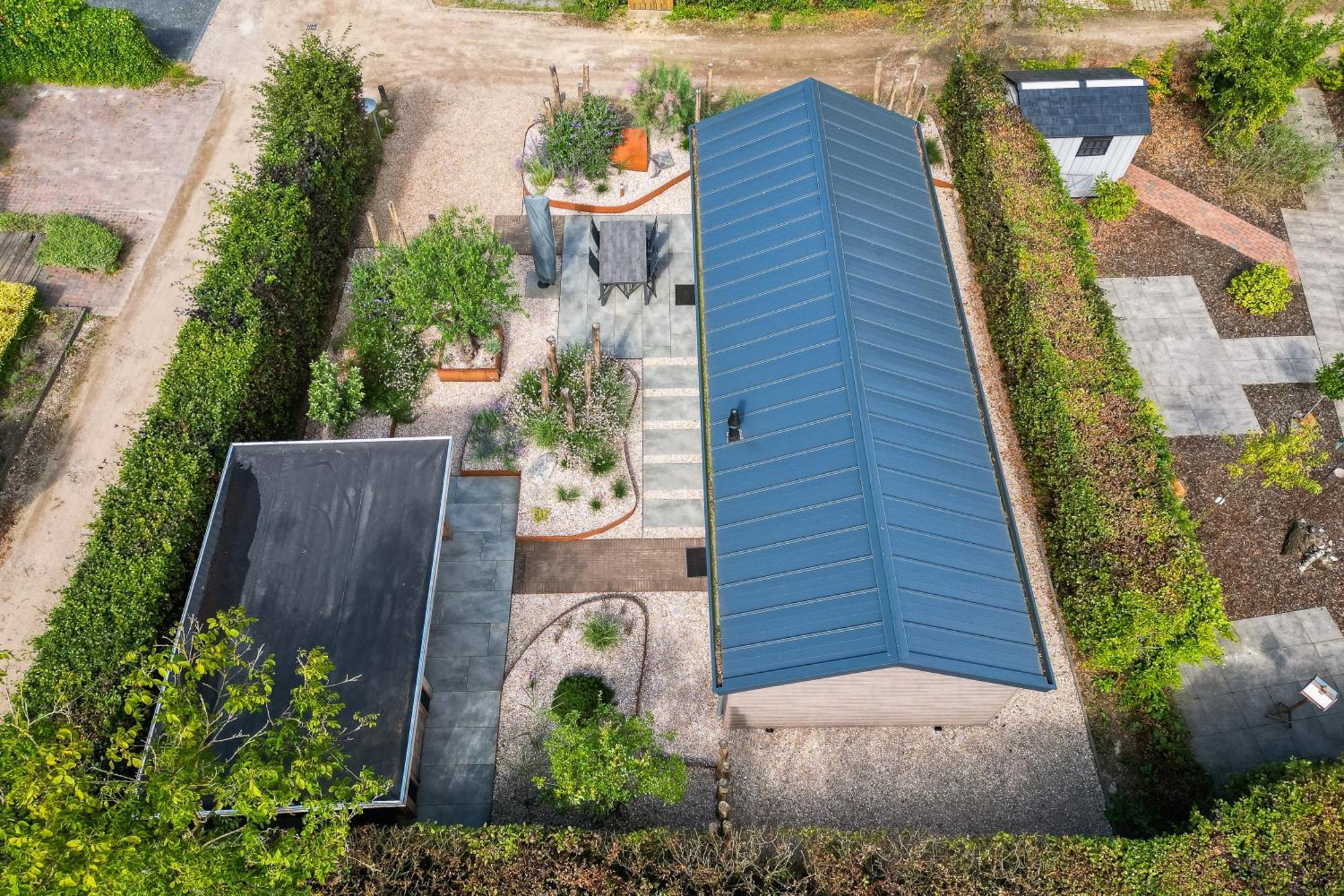 Modern Ingericht Chalet Op Groen Park Op De Veluwe Epe Eksteriør bilde