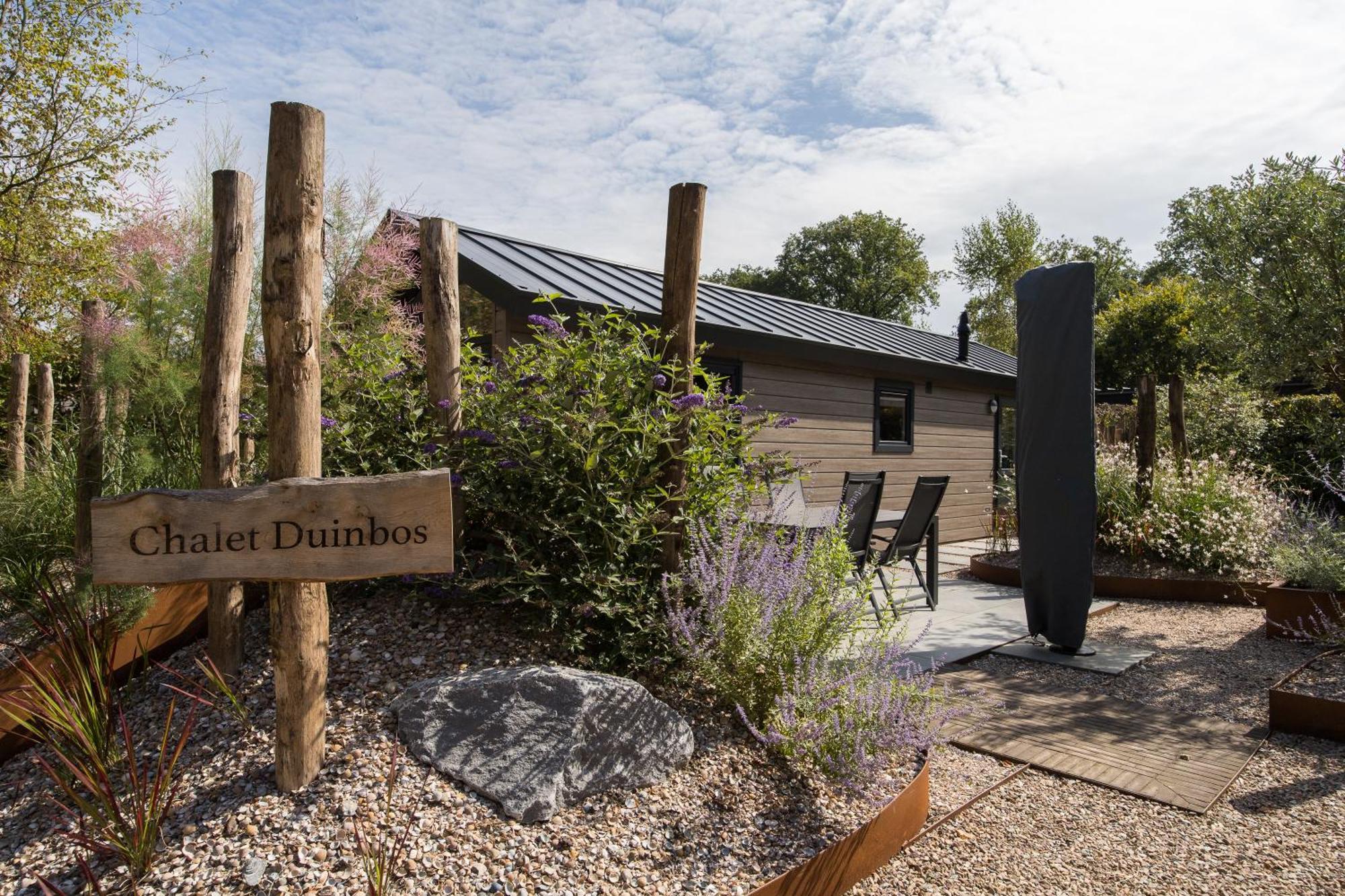 Modern Ingericht Chalet Op Groen Park Op De Veluwe Epe Eksteriør bilde