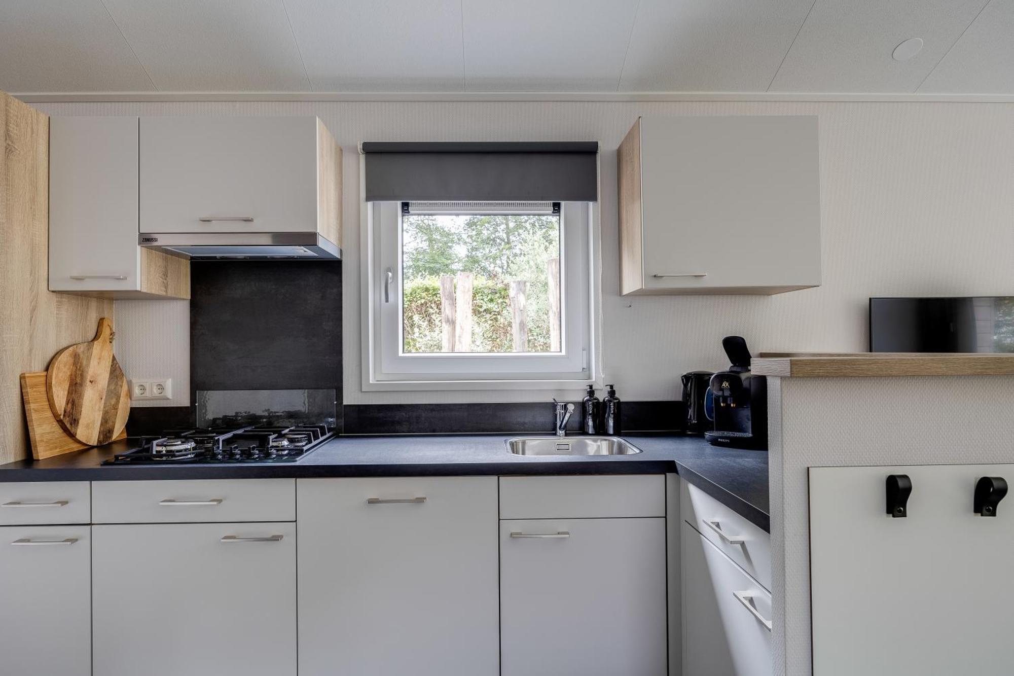 Modern Ingericht Chalet Op Groen Park Op De Veluwe Epe Eksteriør bilde