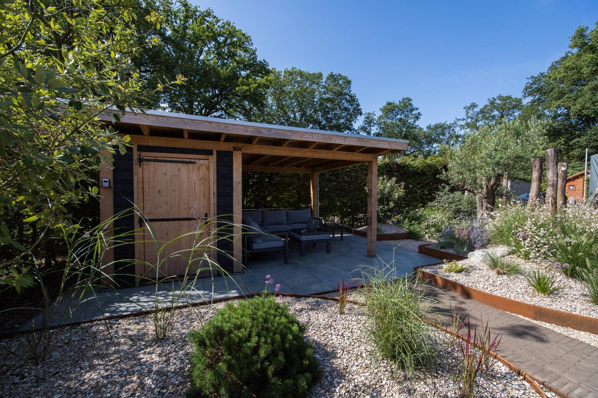 Modern Ingericht Chalet Op Groen Park Op De Veluwe Epe Eksteriør bilde